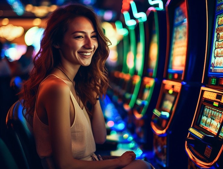 Tampilan neon waferbet di ponsel pengguna